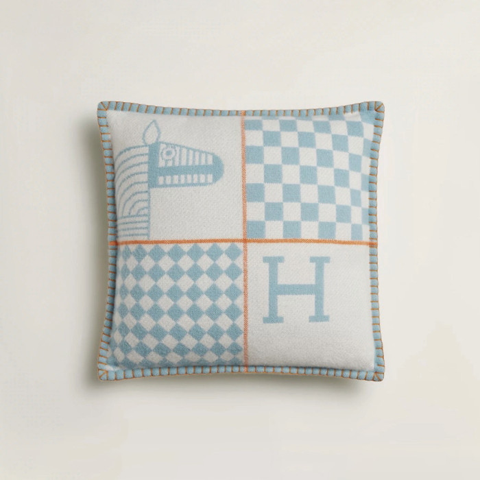 NIGO Hermes Avalon Animaux Nattes Solid Colour Wool Patterned Printed Cushions Pillow Furniture Accessories #nigo76926