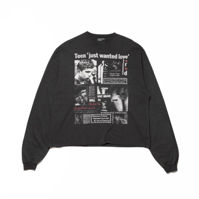NIGO Enfants Riches Deprimes Men's Spring/Summer Portrait Pattern Letter Print Round Neck Cotton Long Sleeve T-Shirt #nigo76956