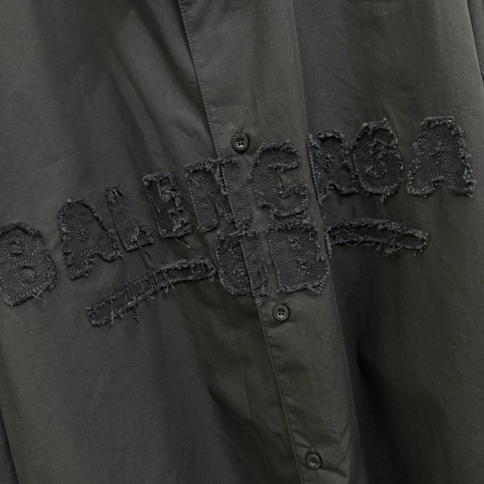 NIGO Balenciaga Men's Spring and Autumn Embroidered Letter Printed Solid Colour Single Breasted Long Sleeve Shirt #nigo76942