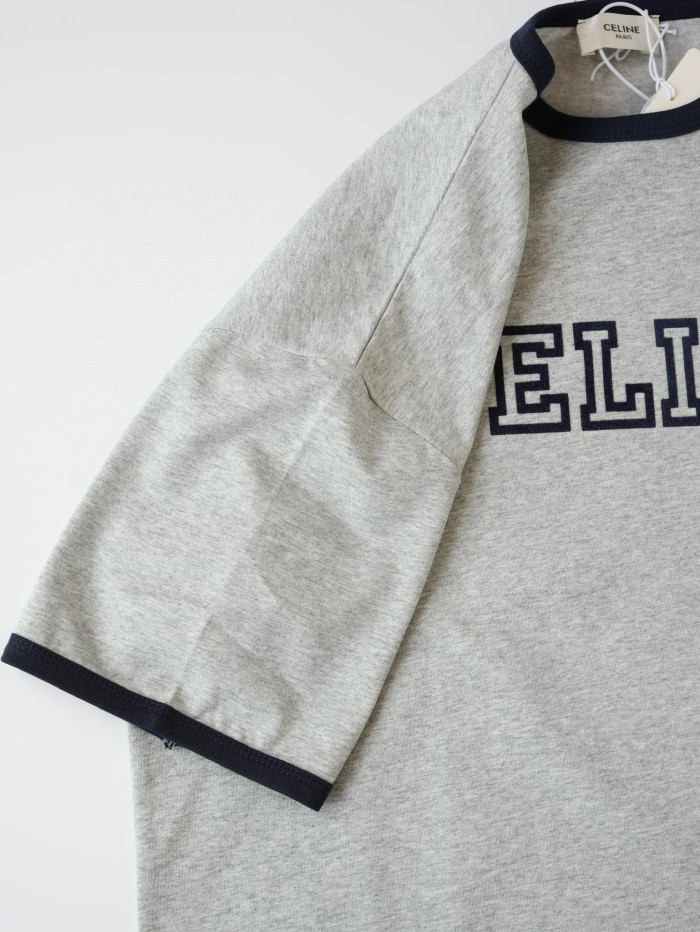 NIGO Celine Men's Logo Printed Summer Cotton Jersey Solid Color Round Neck Short Sleeve T-Shirt #nigo76964