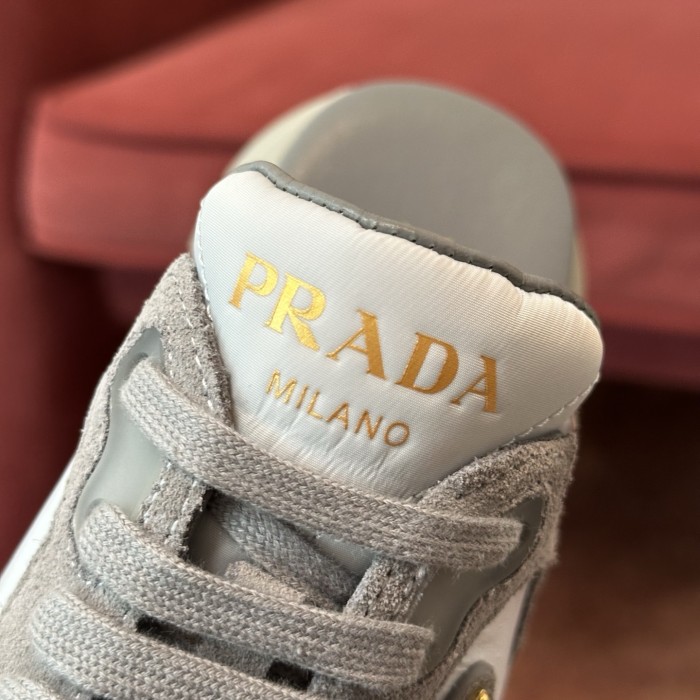 NIGO Prada Women's Solid Colour Suede Round Toe Lace-Up Casual Slippers Shoes #nigo76979