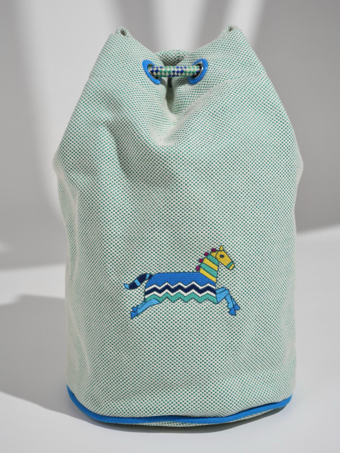 NIGO Hermes Epopee Epic Women's Solid Colour Polyester and Canvas Beach Bag Storage Bags #nigo76977