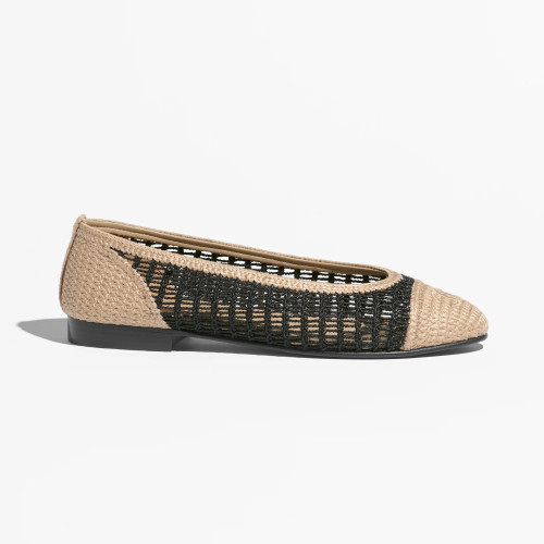 NIGO Chanel Women's Summer Colour-Block Knitted Casual Ballet Flats Shoes #nigo76994