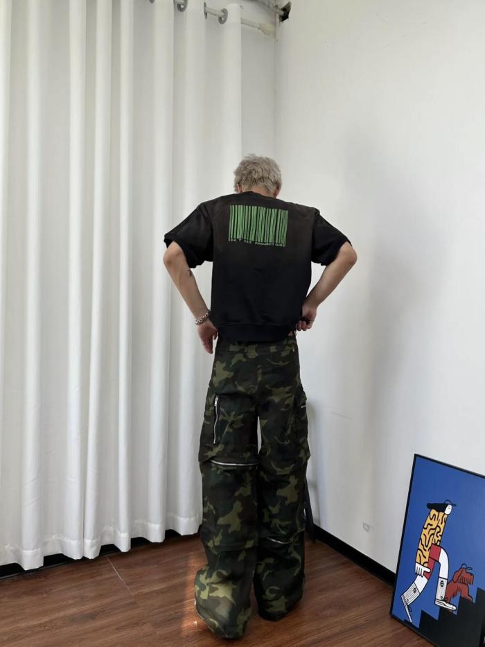 NIGO GRAILZ Project G/R Men's Rugby Styling Spring, Fall And Winter Do Old Loose Letters Printed Round Neck Short Sleeve Cotton Sweatshirt Ngvp #nigo1677