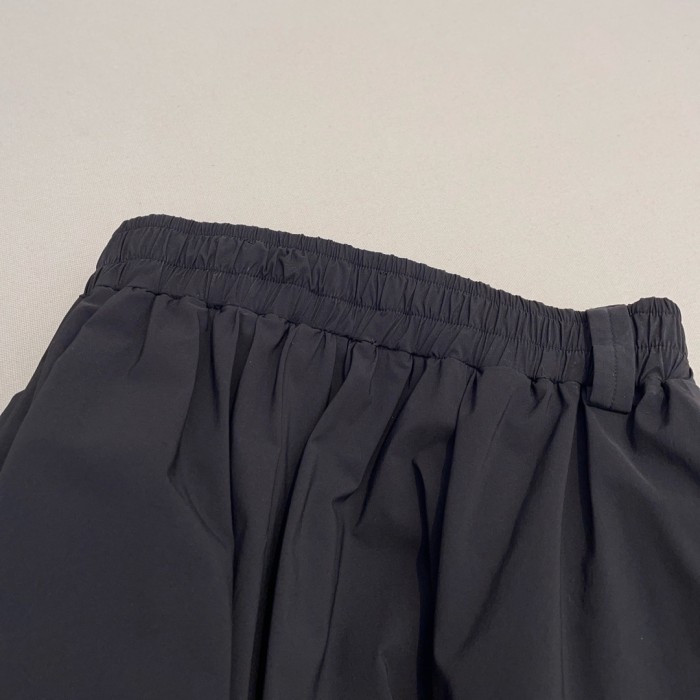 NIGO Prada Women's Spring/Summer Solid Colour Leather Belt Nylon Casual Skirt #nigo77121