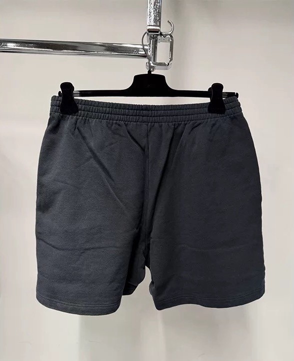 NIGO Balenciaga Men's Summer Solid Colour Tape Covered Embroidered Logo Cotton Sports Shorts #nigo77122