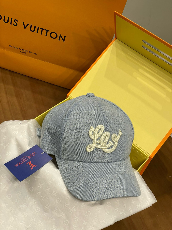 NIGO Louis Vuitton Men's And Women's Embroidered Printed Checkered Cotton Duckbill Cap Hat #nigo77123