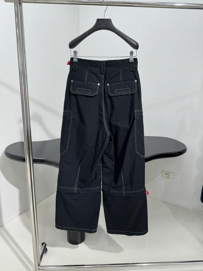 NIGO Balenciaga Men's Spring/Autumn Solid Colour Button Pocket Regular Fit Work Trousers Pants #nigo77119