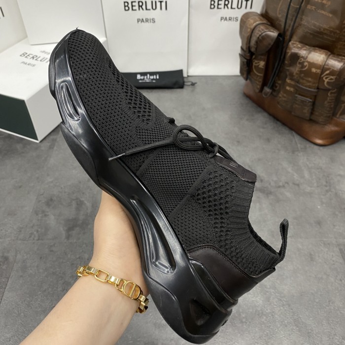 NIGO Berluti Shadow Men's Temperament Versatile Commuter Style Casual Comfortable Sneakers Shoes #nigo77152
