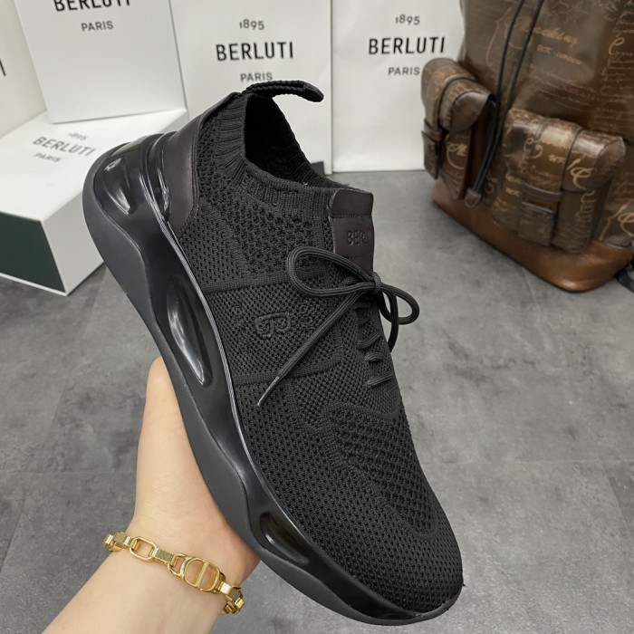 NIGO Berluti Shadow Men's Temperament Versatile Commuter Style Casual Comfortable Sneakers Shoes #nigo77152