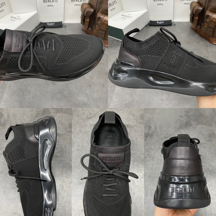 NIGO Berluti Shadow Men's Temperament Versatile Commuter Style Casual Comfortable Sneakers Shoes #nigo77152