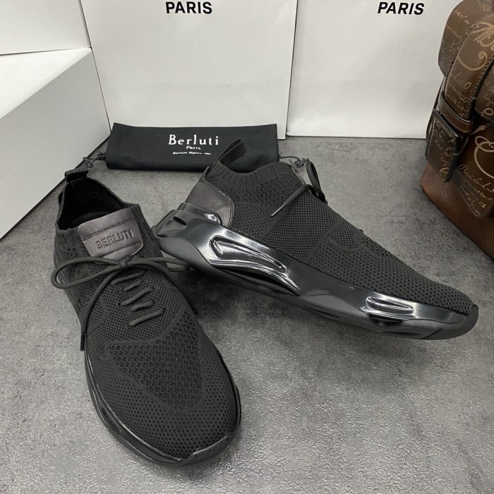 NIGO Berluti Shadow Men's Temperament Versatile Commuter Style Casual Comfortable Sneakers Shoes #nigo77152