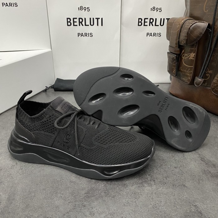 NIGO Berluti Shadow Men's Temperament Versatile Commuter Style Casual Comfortable Sneakers Shoes #nigo77152