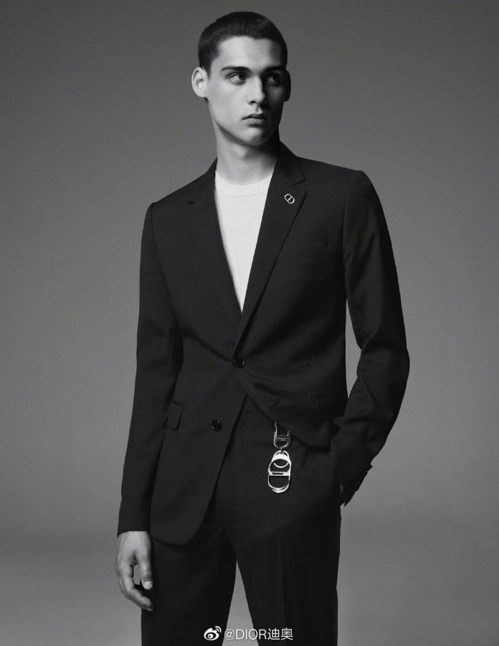 NIGO Dior Men's Spring/Autumn Solid Color Business Casual V-neck Single-breasted Wool Blazer Suit Jacket and Trousers Pants Set #nigo77158