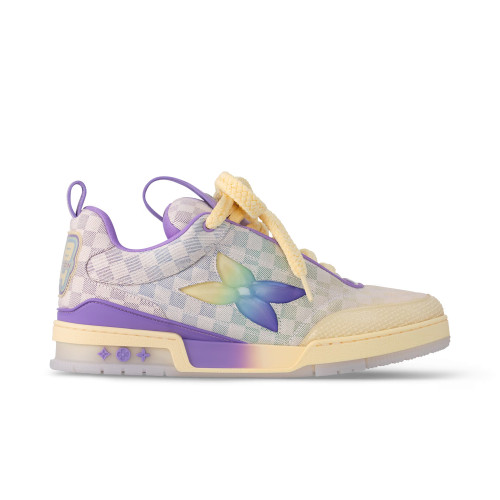 NIGO Louis Vuitton LV Skate Men's Colorful Letter Print Leather Low-Top Lace-Up Flat Casual Shoes #nigo77156