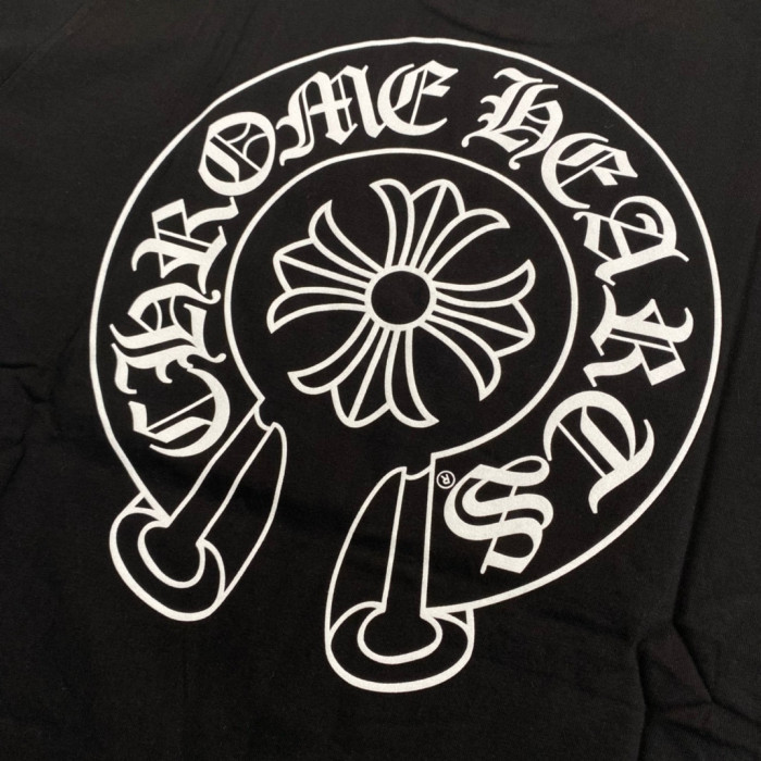 NIGO Chrome Hearts Men's Summer Solid Color Sanskrit Print Round Neck Cotton Short Sleeve T-Shirt #nigo77168