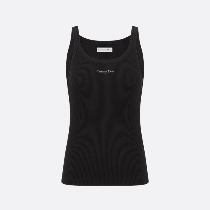 NIGO DIOR Women's Summer Solid Color Embroidered Bee Print Round Neck Tank Top #nigo77174