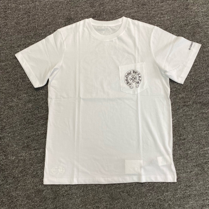 NIGO Chrome Hearts Men's Summer Solid Color Sanskrit Print Round Neck Cotton Short Sleeve T-Shirt #nigo77168