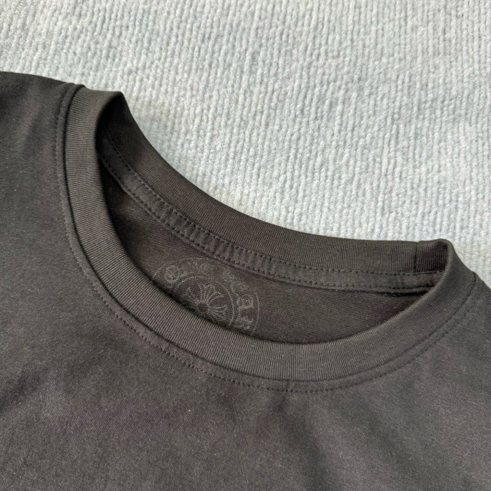 NIGO Chrome Hearts Men's Summer Solid Color Cross Print Round Neck Cotton Short Sleeve T-Shirt #nigo77171