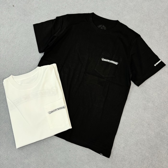 NIGO Chrome Hearts Men's Summer Solid Color Sanskrit Print Round Neck Cotton Short Sleeve T-Shirt #nigo77169