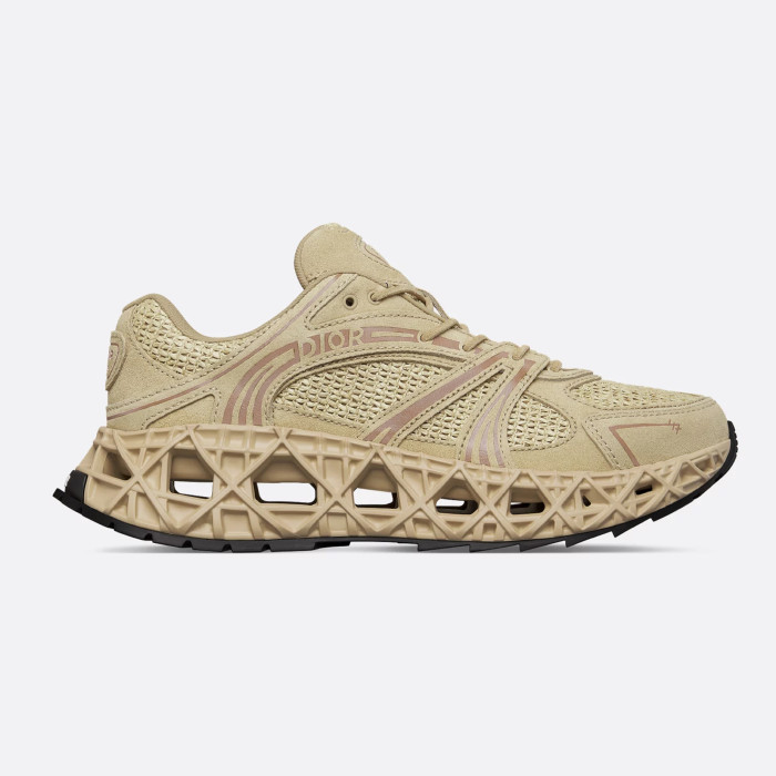 NIGO Dior Men's B35 Nxxt Sneakers Four Seasons Solid Color Round Head Lace-Up Low Casual Shoes Openwork Checkered Sole #nigo81269