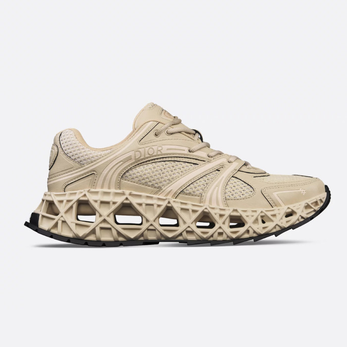NIGO Dior Men's B35 Nxxt Sneakers Four Seasons Solid Color Round Head Lace-Up Low Casual Shoes Openwork Checkered Sole #nigo81269