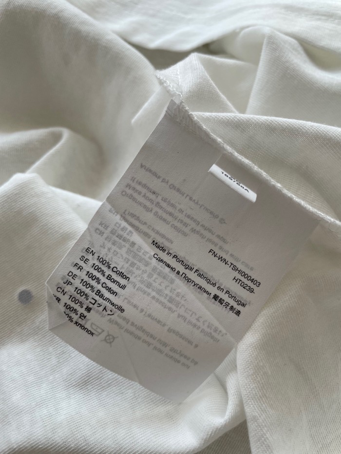 NIGO Acne Studios Women's Spring/Summer Solid Color Letter Print Rhinestone Round Neck Long Sleeve T-Shirt #nigo77188