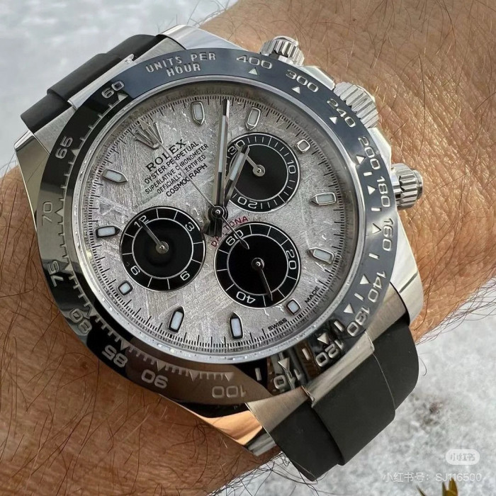 NIGO Rolex Cosmograph Daytona Series Men's Automatic Mechanical Movement 100m Water Resistance 40mm Dial Mechanical Watch #nigo77183