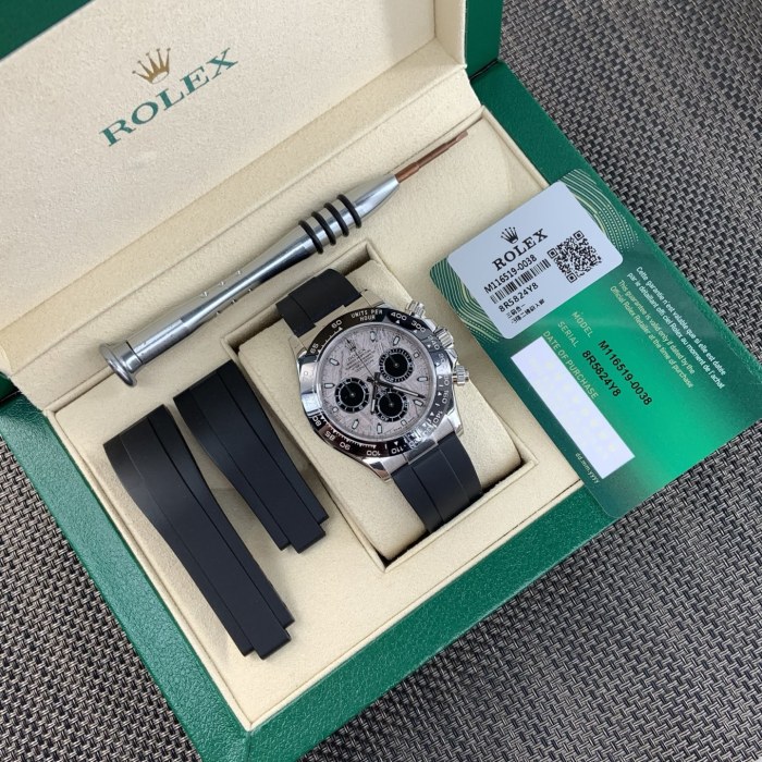 NIGO Rolex Cosmograph Daytona Series Men's Automatic Mechanical Movement 100m Water Resistance 40mm Dial Mechanical Watch #nigo77183