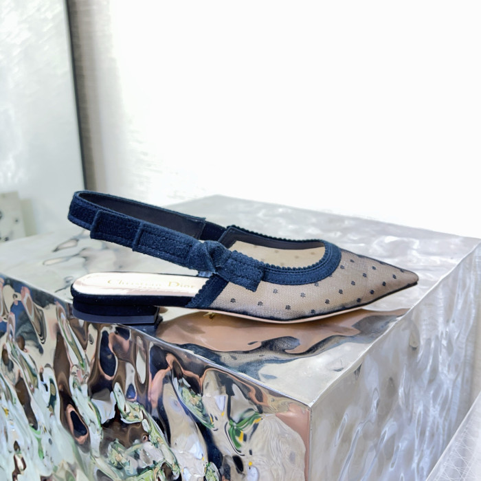 NIGO Dior J'Adior Women's Summer Solid Color Cotton Embroidered Leather Strappy Open Toe High Heel Shoes #nigo77213
