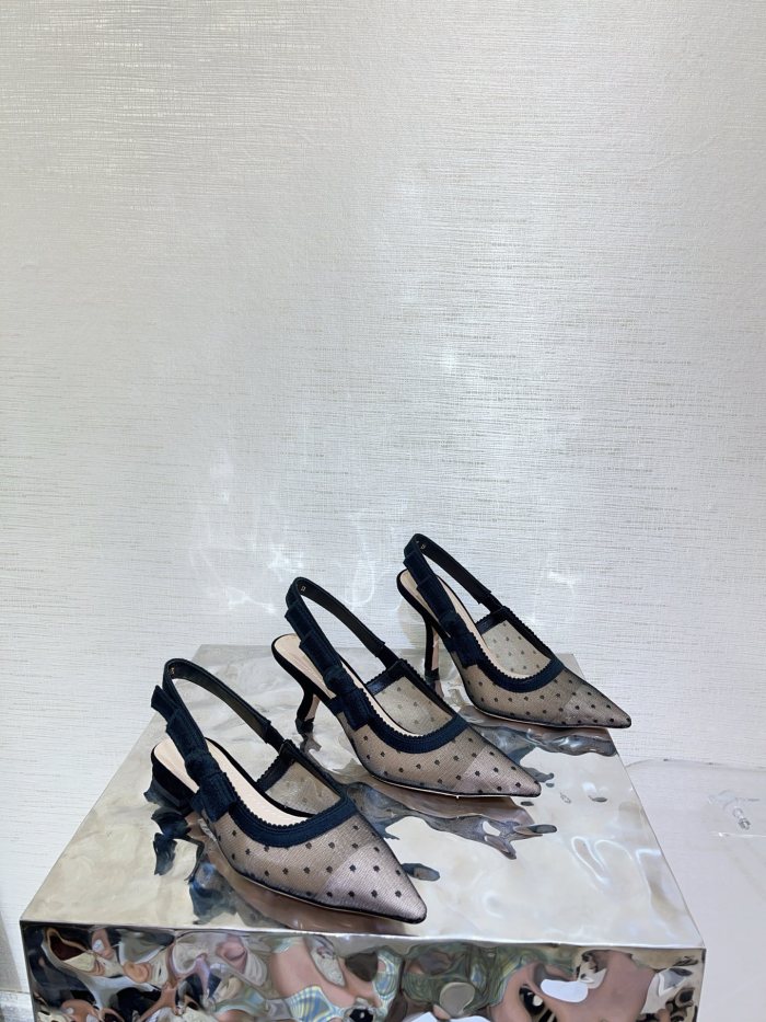 NIGO Dior J'Adior Women's Summer Solid Color Cotton Embroidered Leather Strappy Open Toe High Heel Shoes #nigo77213