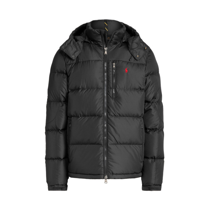 NIGO Ralph Lauren Men's Winter Solid Color Embroidered Logo Print Hooded Zipper Long Sleeve Puffer Down Jacket #nigo77217