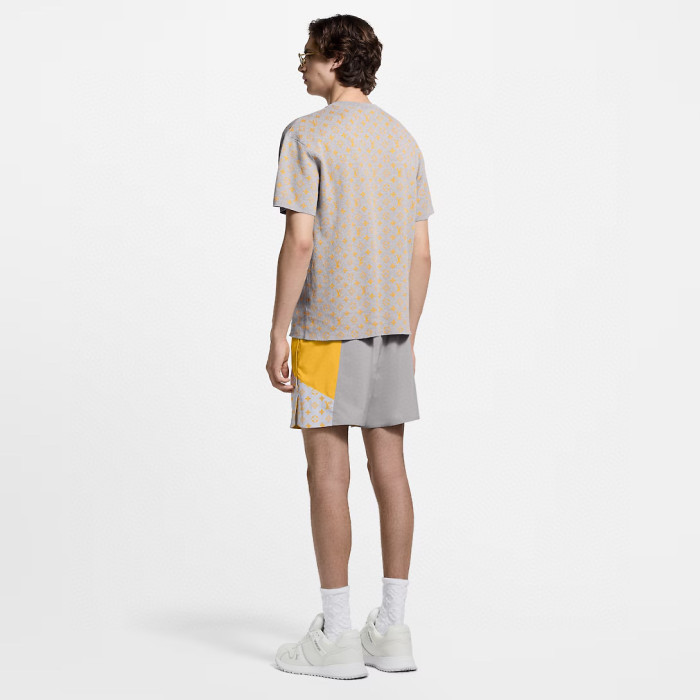 NIGO Louis Vuitton Men's Summer Solid Color Letter Print Round Neck Short Sleeve T-Shirt #nigo77233