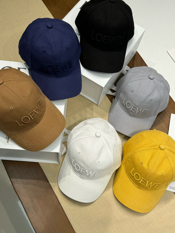 NIGO Loewe Men's And Women's Solid Color Embroidered Letter Print Cotton Baseball Cap Hat #nigo77235