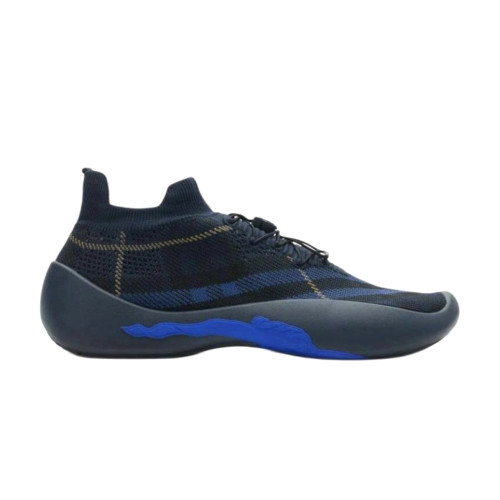 NIGO Burberry Neptune Men's Plaid Knit Low-Top Lace-Up Thick-Sole Sneakers Shoes #nigo77226