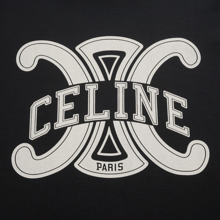 NIGO Celine Men's Logo Printed Summer Cotton Jersey Solid Color Round Neck Short Sleeve T-Shirt #nigo77248