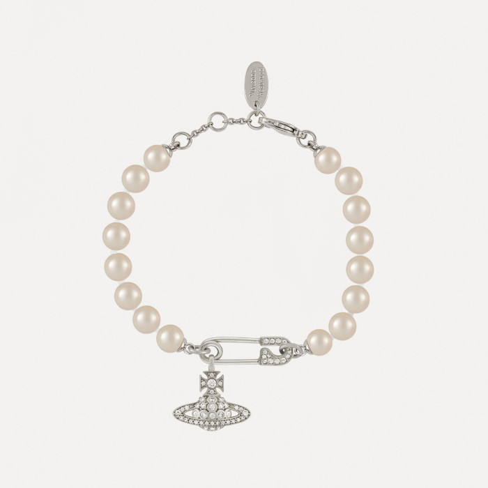 NIGO Vivienne Women's Solid Color Saturn Pendant Pearl Necklace Bracelet Jewelry Accessories #nigo77261