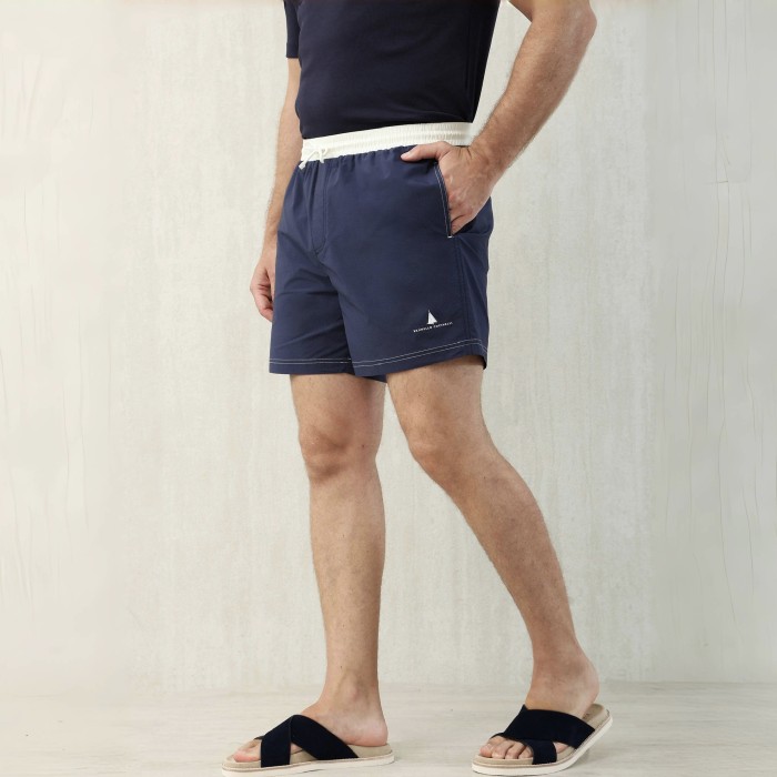 NIGO Brunello Cucinelli  Nylon Swim Shorts With Contrast Details And Print Men's Spring Summer Holiday Beach Shorts Colour Block Fashion Casual Pants #nigo77277