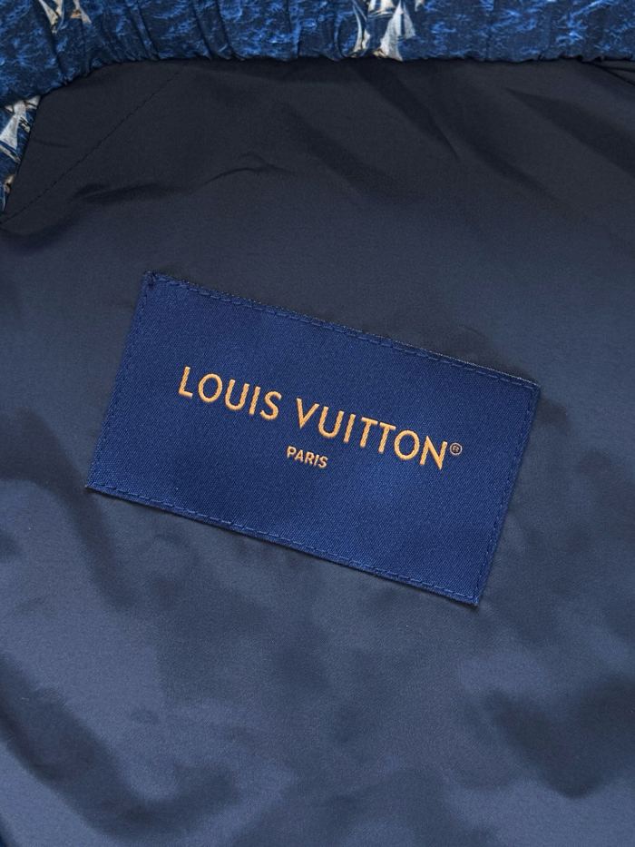 NIGO Louis Vuitton Men's Sailing Logo Printed Spring Solid Color Long Sleeve Hooded Windproof Jacket #nigo77272