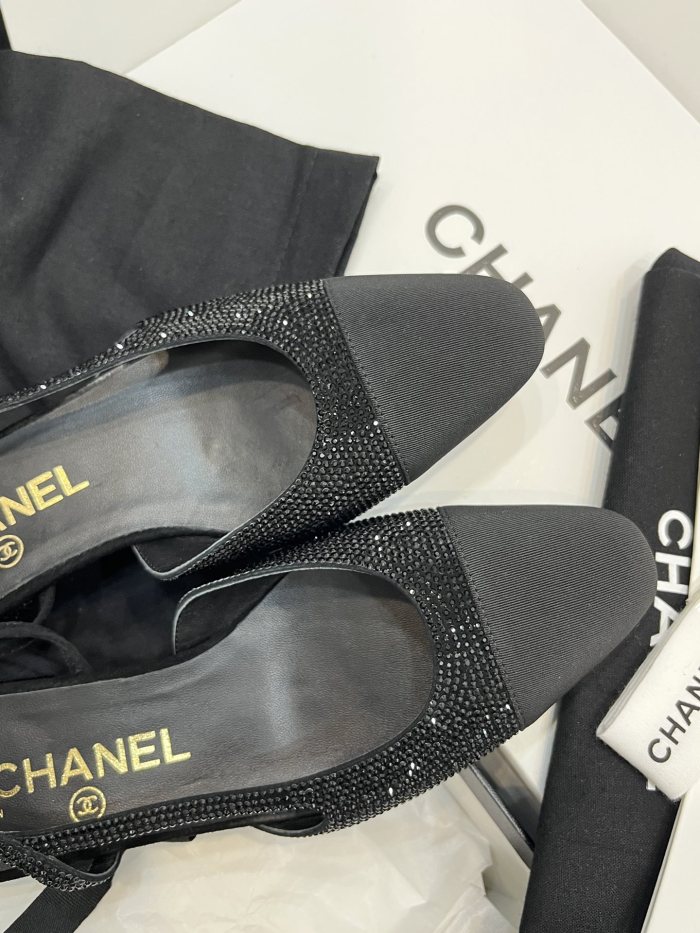 NIGO Chanel Women's Spring Summer Solid Colour Leather Round Toe Ballet Sandal Shoes #nigo77255
