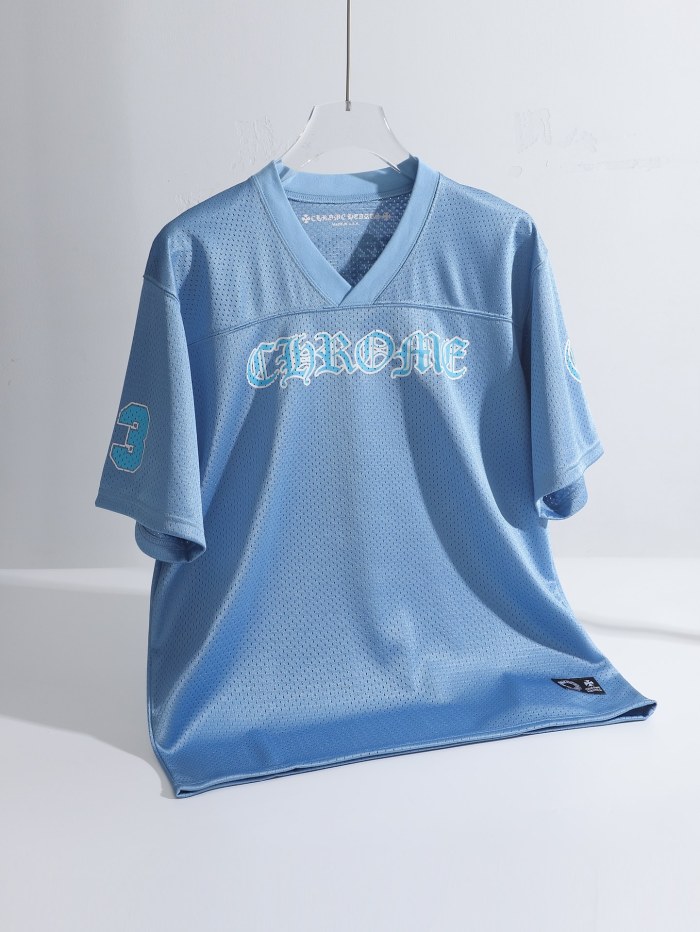 NlGO Chrome Hearts Men's Summeand Winter Blue Short Sleeve T-ShirtShorts Set Suit #nigo72367