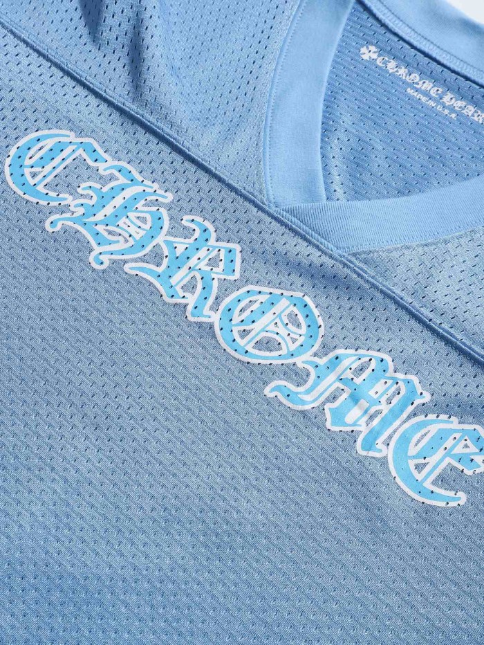 NlGO Chrome Hearts Men's Summeand Winter Blue Short Sleeve T-ShirtShorts Set Suit #nigo72367