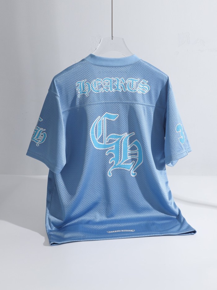 NlGO Chrome Hearts Men's Summeand Winter Blue Short Sleeve T-ShirtShorts Set Suit #nigo72367