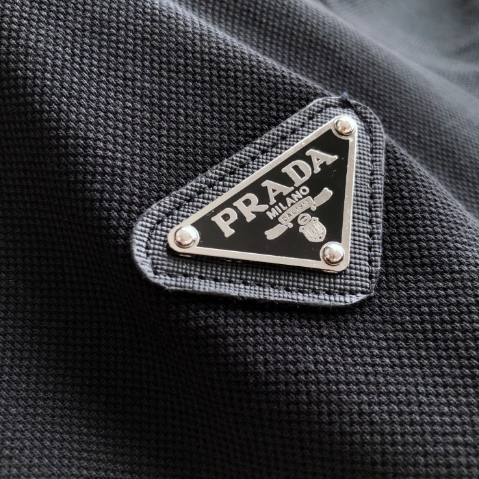 NIGO Prada Men's Summer Logo Colorblocked Lapel Cotton Short Sleeve Straight Polo Shirt #nigo81275