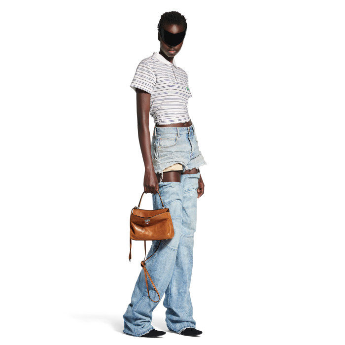 NIGO Balenciaga Rodeo Mini Handbag Tan Clutch Bag Spring Summer Women's Fashion Luxury Leather Bags Bag 7954562ABP72753 #nigo81249