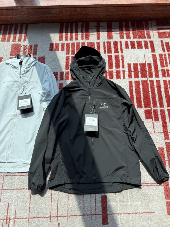 NIGO Arcteryx Men's Squamish Hoody Lightweight Hooded Solid Color Spring & Autumn Casual Zipper Long Sleeve Jacket #nigo81286