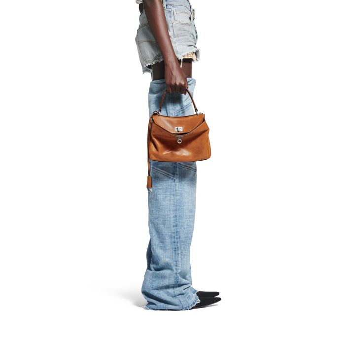 NIGO Balenciaga Rodeo Mini Handbag Tan Clutch Bag Spring Summer Women's Fashion Luxury Leather Bags Bag 7954562ABP72753 #nigo81249