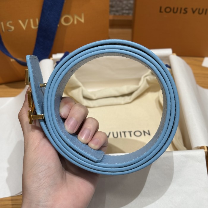 NIGO Louis Vuitton Men's Logo Canvas Leather LV Initiales 4cm Reversible Belt #nigo81311