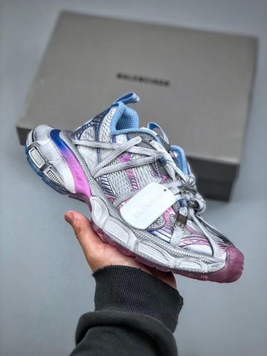 NIGO Balenciaga Men's Women's 3xl Extreme Laces B Sneaker Four Seasons Colorblocking Round Toe Tie Low Retro Retro Pop Shoes #nigo81319