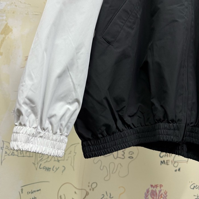 NIGO Balenciaga Men's Spring And Autumn Colorblocking High Collar Trench Coat Zipper Long Sleeve Loose Jacket #nigo81298